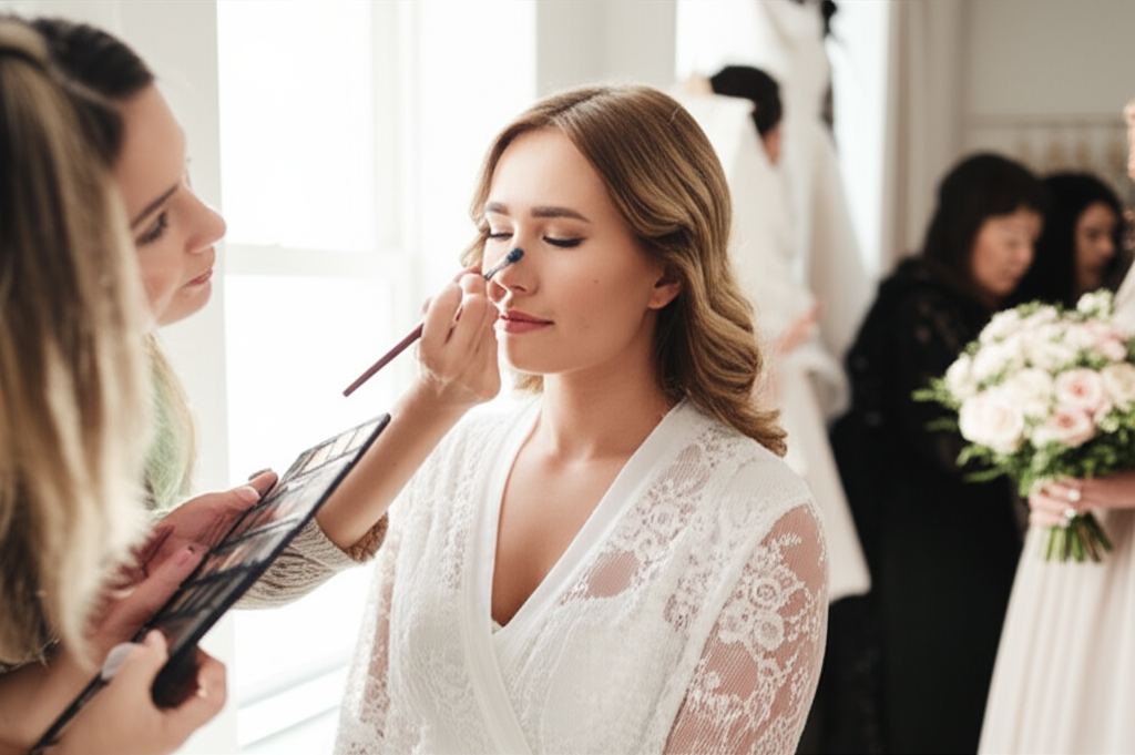 Bridal preparation moments